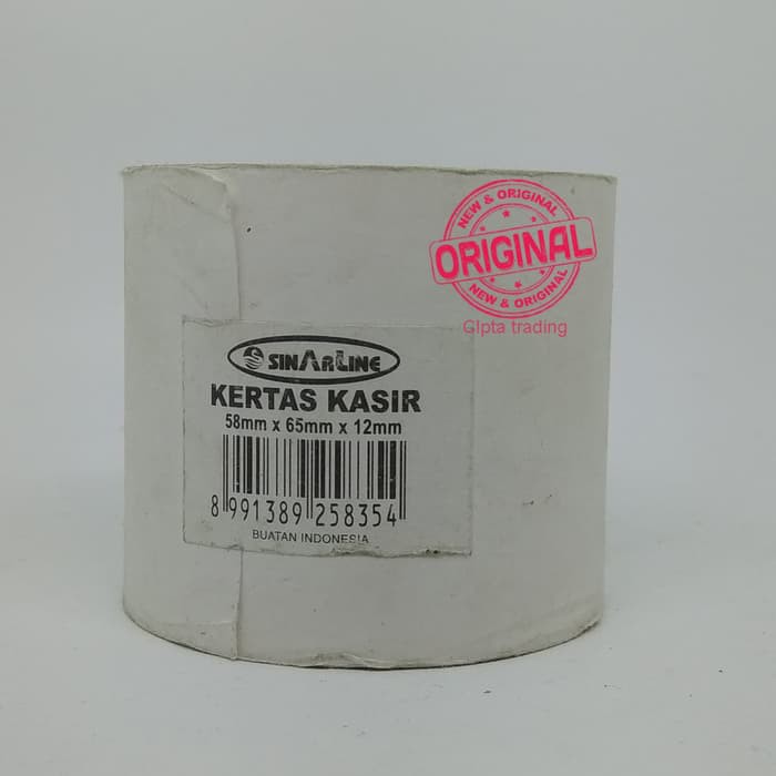 

New Registery Paper/ kertas kasir - Sinar Line - 58mm x 65mm (10 Roll) Limited
