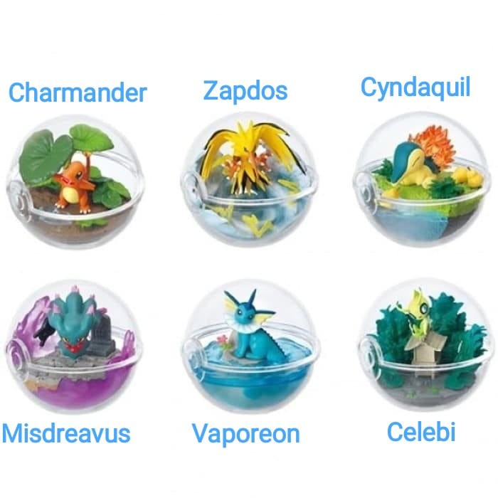 Re-Ment Pokemon Terrarium Character Capsule Box Candy Vol.3