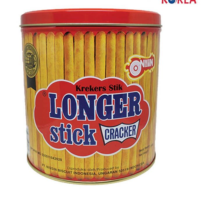 

Pasti Laris NISSIN LONGER STICK CRACKER 500GR - SNACK BISKUIT KREKERS STIK FG3;