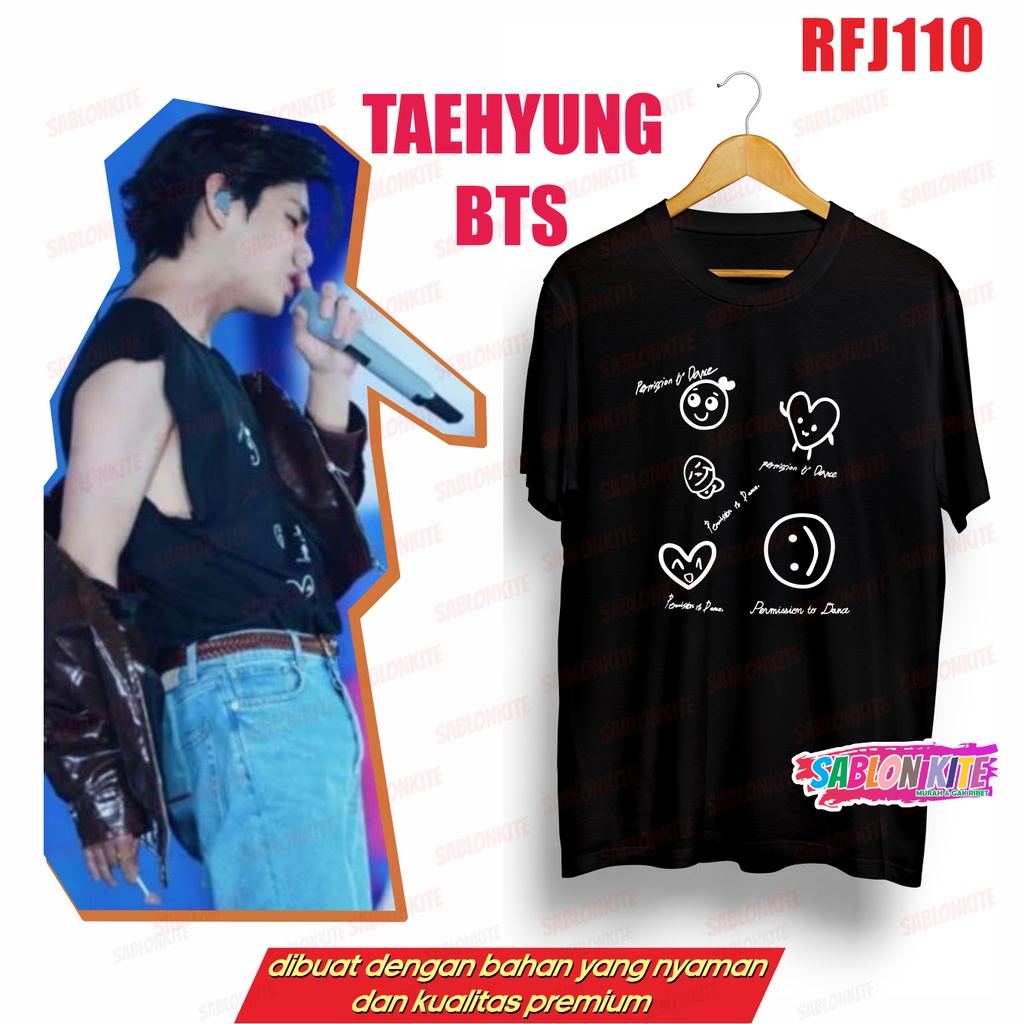 MURAH!!! KAOS KPOP TAEHYUNG PTD PERMISSION TO DANCE RFJ110