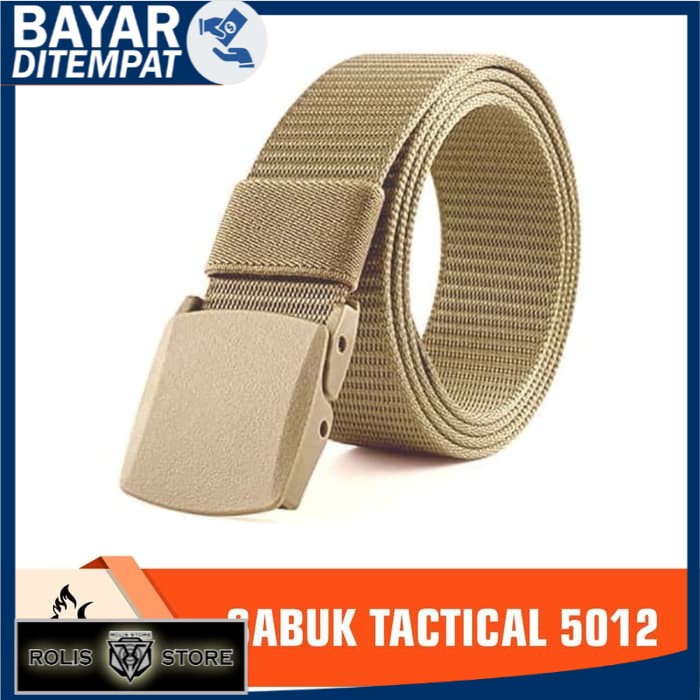 Ikat Pinggang Taktis 5012/ Sabuk Gesper Tactical Belt Import - Cokelat