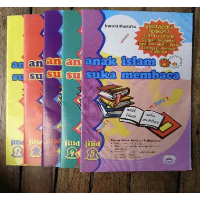

Buku Anak Islam Suka Membaca (tersedia dari jilid 1-5)