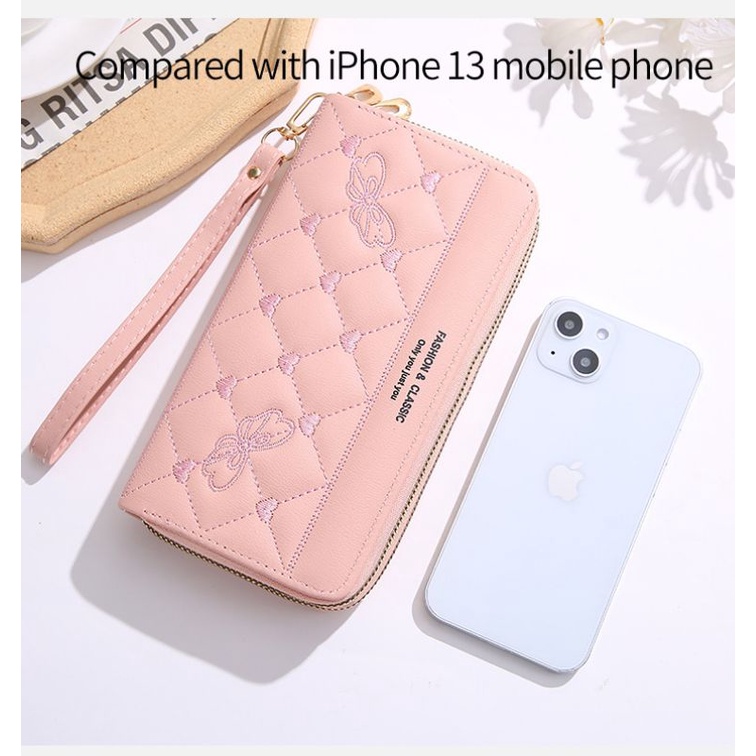 WTX-34 Dompet Panjang Wanita 2 Relesting  Bordir Import