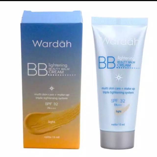 Wardah linghtening BB cream light / alas bedak natural  SPF 32 - 15ml