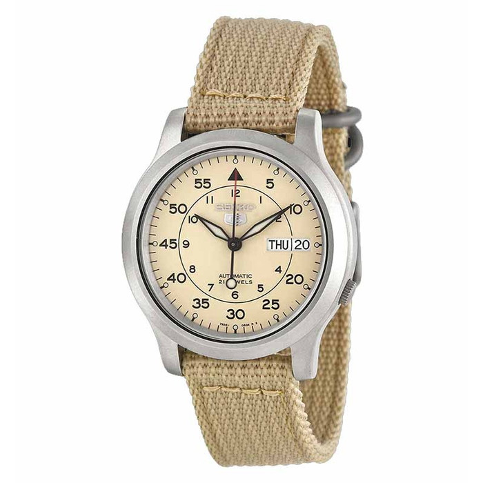 Seiko 5 SNK803K2 Sports Beige Silver