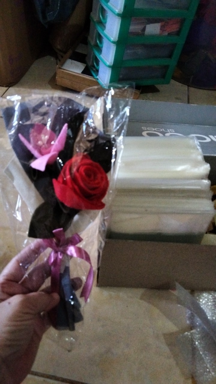 Plastik Opp Kaca 10-50 Cm ( Harga 1 Kg) / Plastik Aksesoris