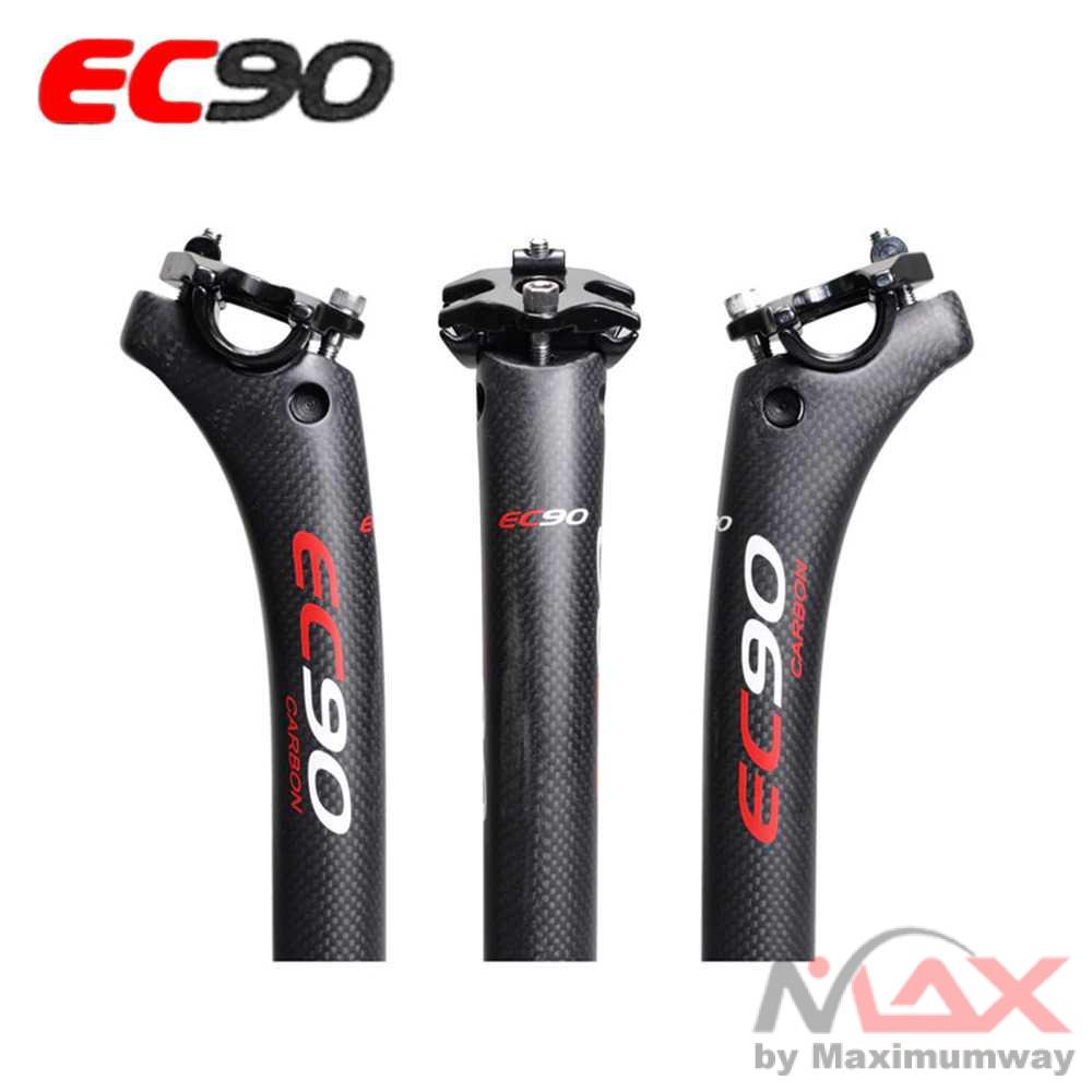 EC90 Tiang Dudukan Jok Sepeda Full Carbon Seatpost Full Carbon Bicycle Seatpost MTB Road Mountain Bike Carbon Seat Post Seat Tube 27.2/30.8/31.6*350/400 Bicycle Parts UD matt EC90 Carbon Fiber Offset 25mm Bike Seatpost 25.4/27.2/30.8/31.6mm Road Bicycle