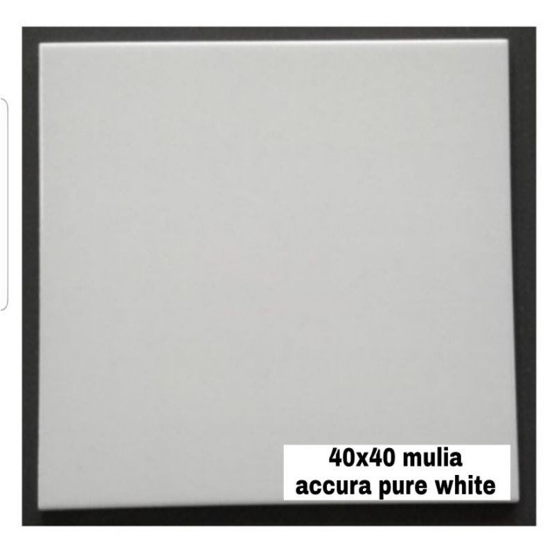 Keramik 40 x 40 Accura Pure White