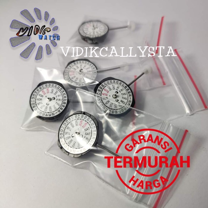 MESIN JAM TANGAN KALENG WANITA SL25 SL 25 SL-25 HARI TANGGAL ORIGINAL