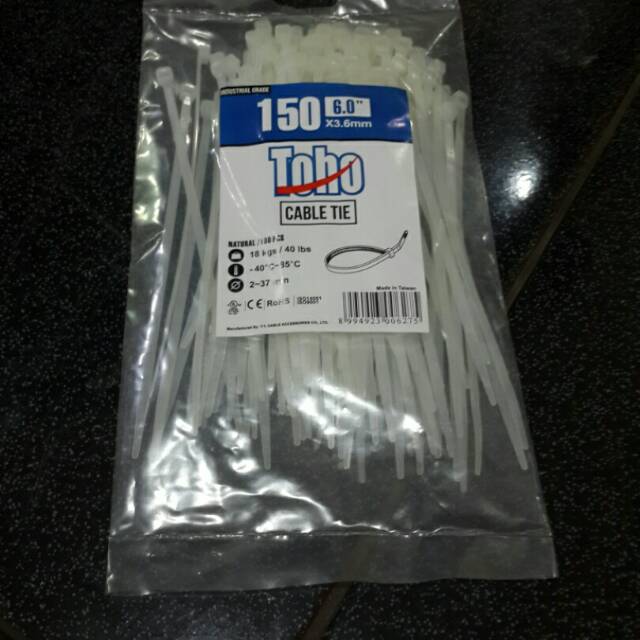 Cable Ties 150 x 3.6 mm TOHO
