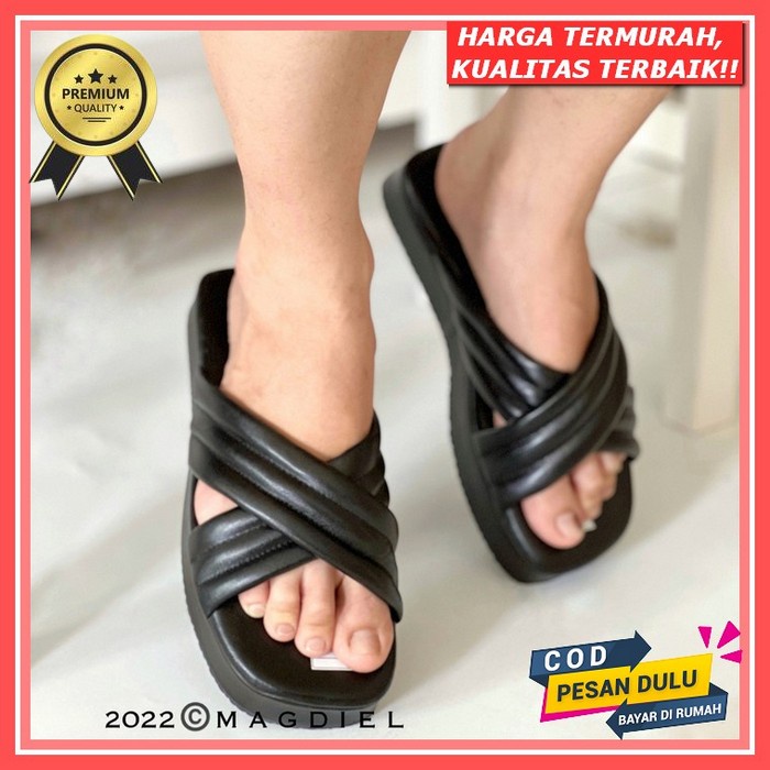 Cod Mandri_Jaya Paula Sandal Sandal Teplek Murah Kekinian Terbaru Bagus Ondangan Elegan Pesta Simpel