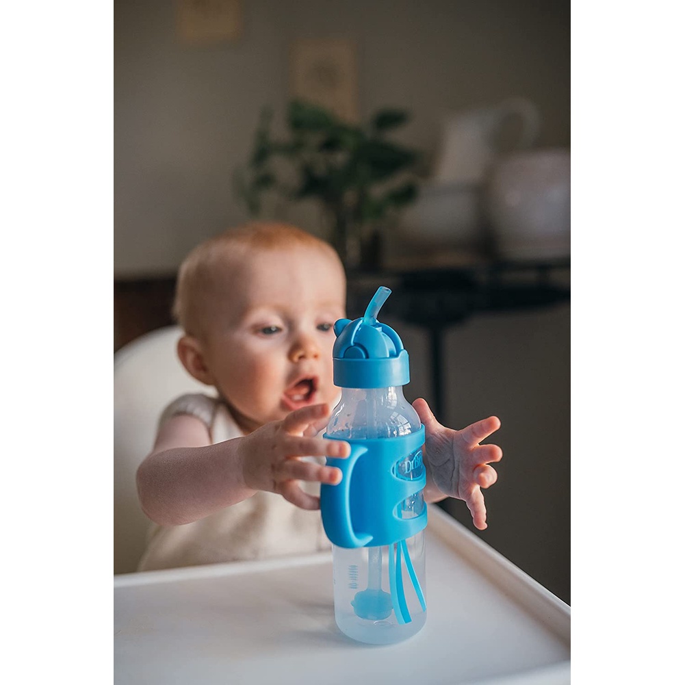 Botol Minum Anak Dr.Brown's Narrow Sippy Straw Bottle 250ml