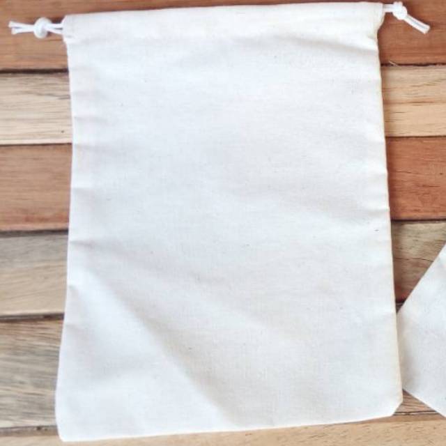 Pouch Serut 20x25 Blacu Polosan #Readystok