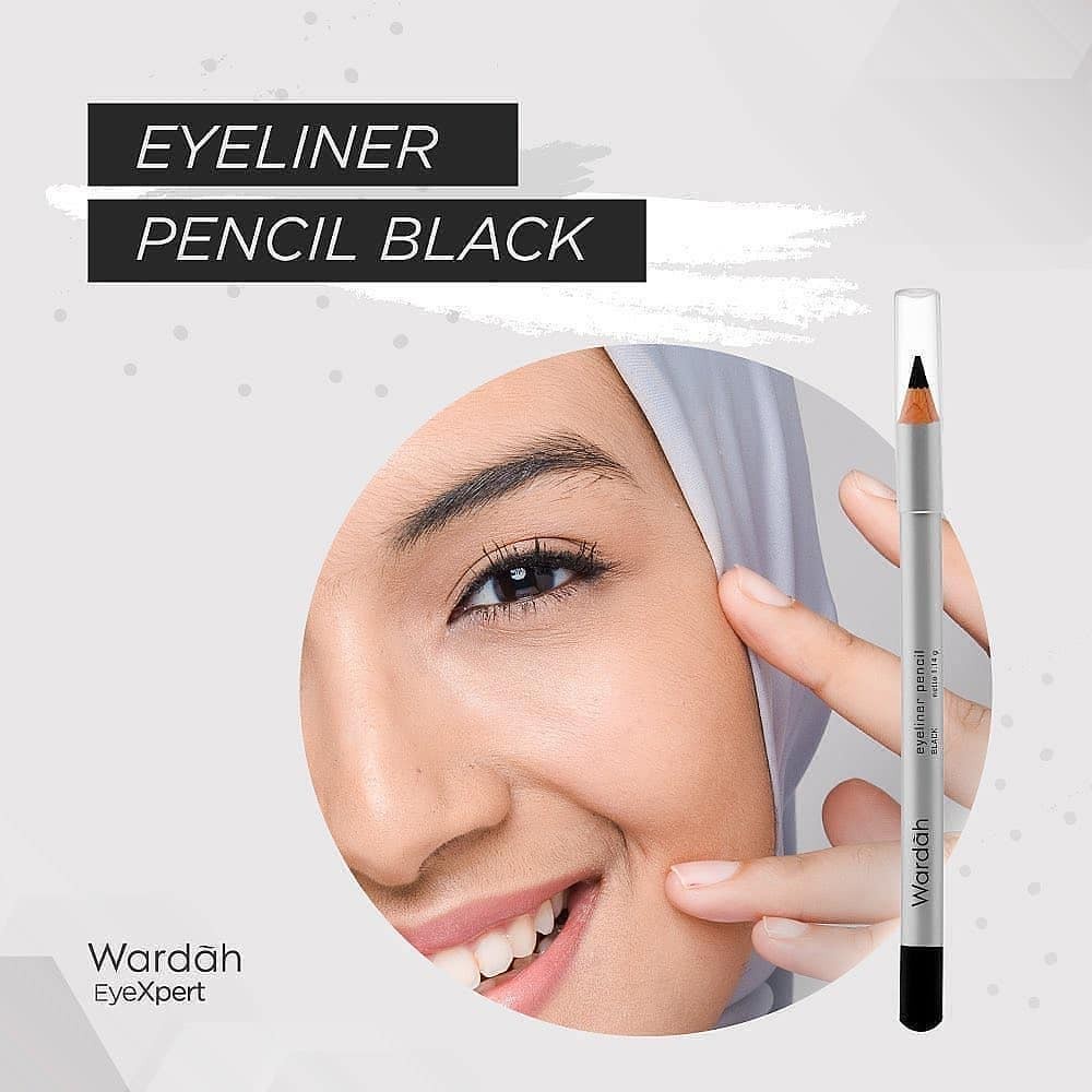 Wardah Eyeliner Pencil Black / White Eye Liner Pensil Eye Xpert BPOM (VHI)