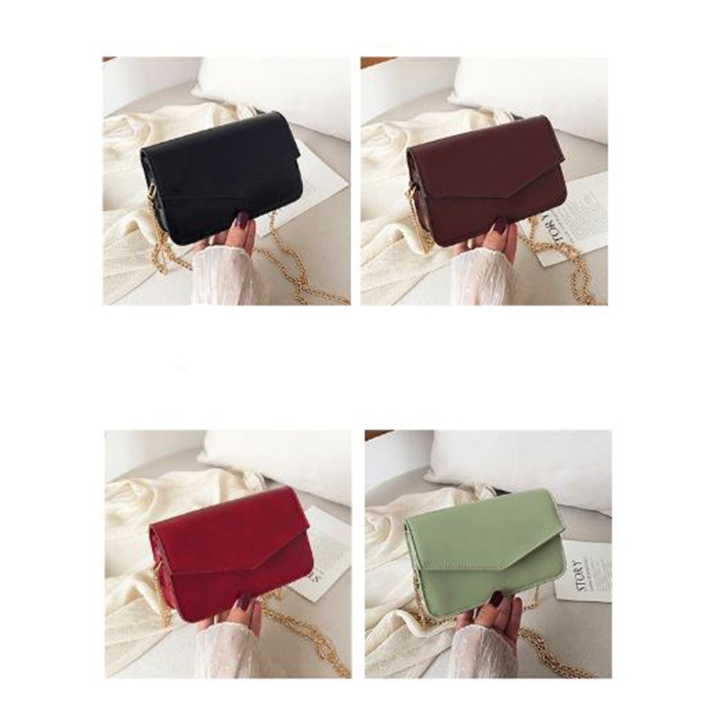 Tas Selempang Wanita Slingbag Envelope Motif Tas Pesta Bahan Kulit Sintetis Korean Fashion Style