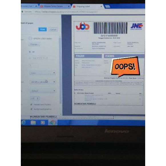 

PROMO HARI INI!!! Kertas label stiker glossy A6 isi 100 lembar