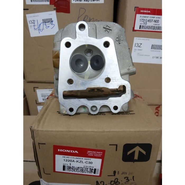 Head Cylinder Assy Honda Beat Scoopy Spacy Vario 110 Fi 1220AKZLC30