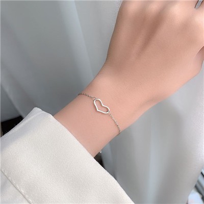 Gelang Wanita Model Korea Simple Clover Kristal untuk Hadiah-#12