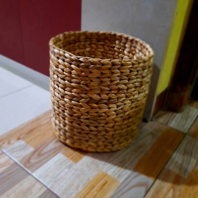 KERANJANG ANYAMAN ENCENG GONDOK/MINI ECENG GONDOK/KERANJANG ECENG GONDOK MURAH