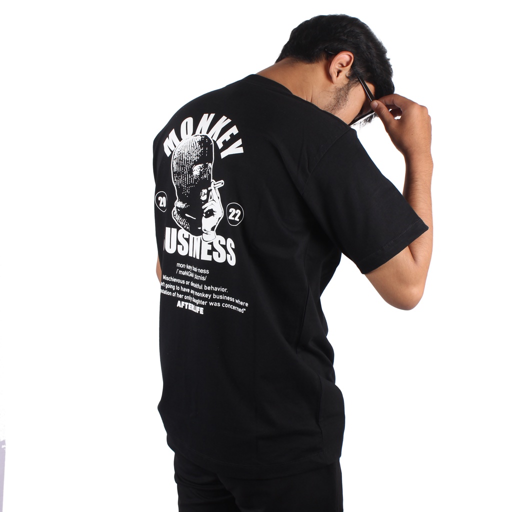 AFTERLIFE - Tshirt Monkey Business Black | 21052A