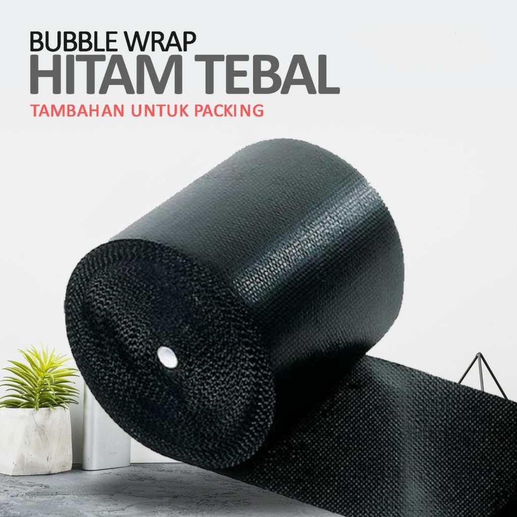 

BUBBLE WRAP WARNA HITAM/BENING - TAMBAHAN PACKING