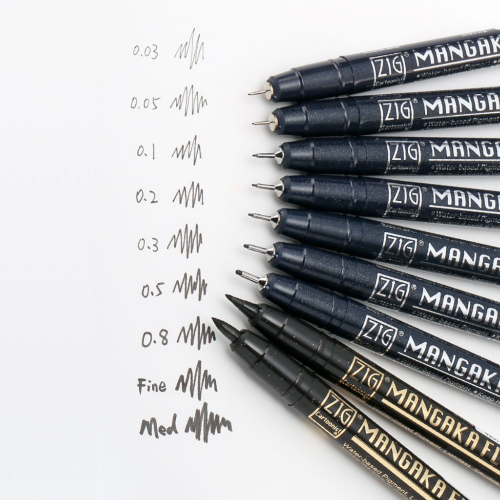 

ZIG kuretake mangaka/drawing pen black