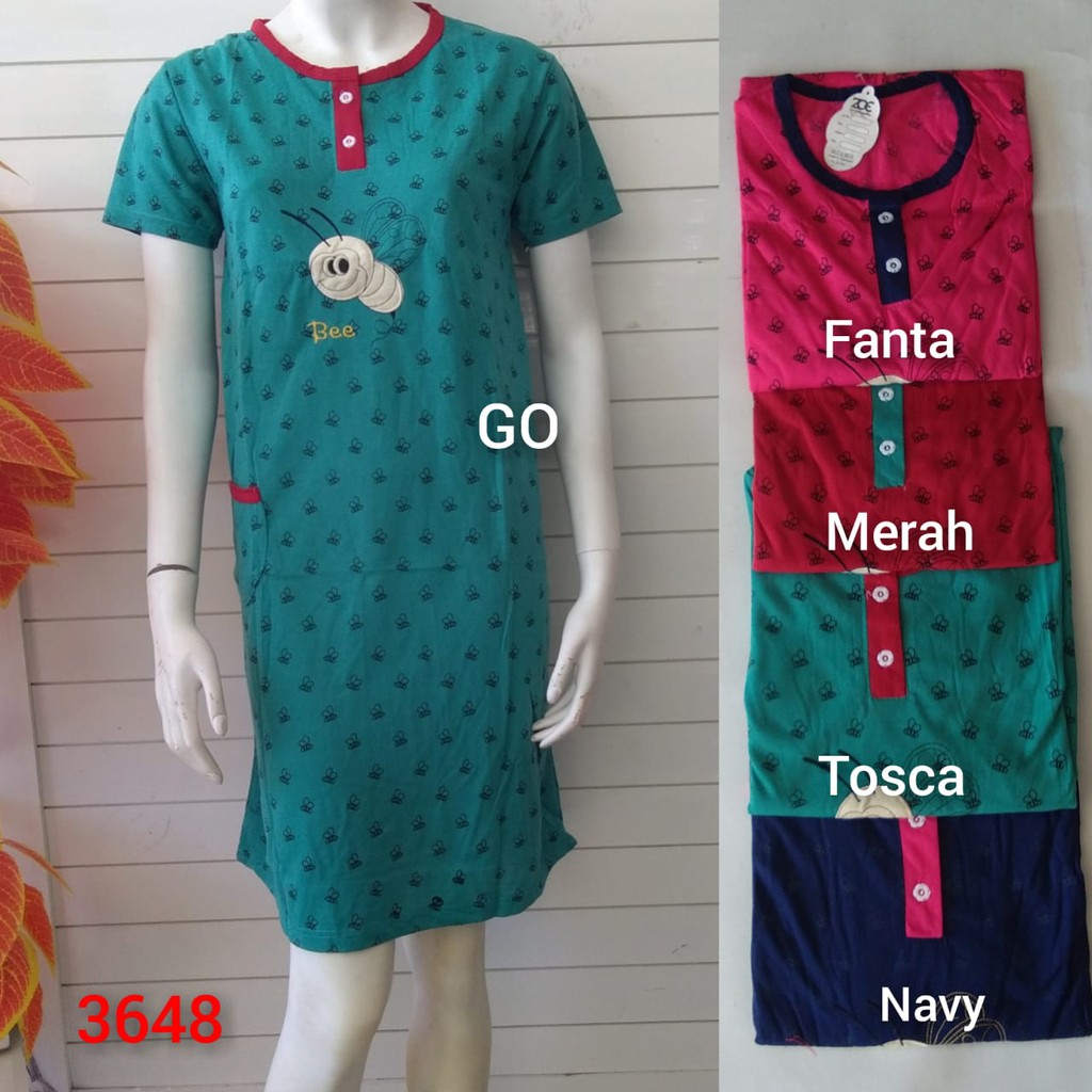 gof A DASTER BOBO STANDART Pakaian Wanita Casual Santai Motif Busui Baju Tidur