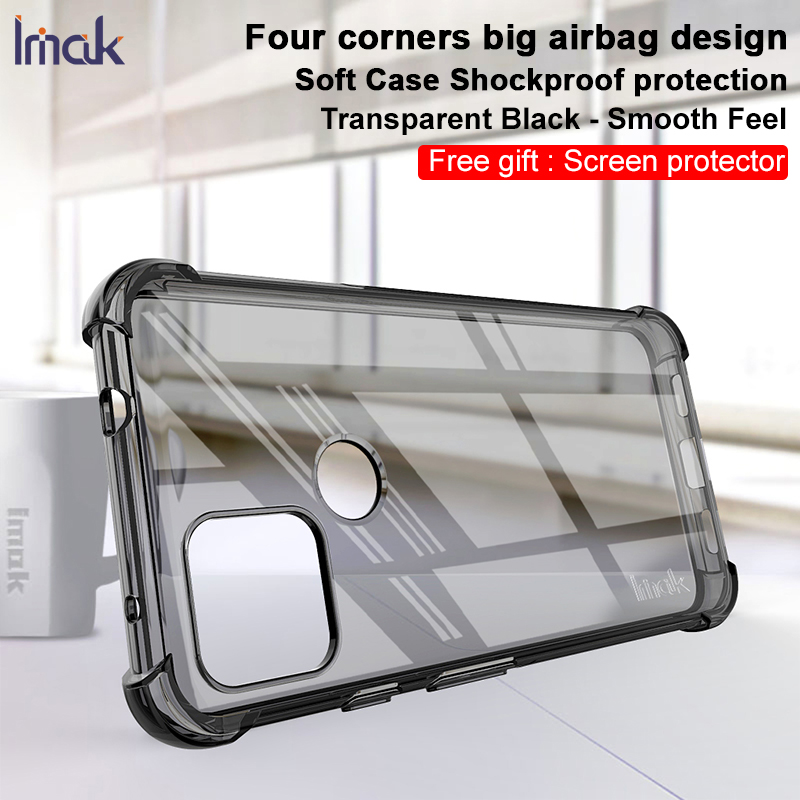 imak google pixel 5a 5g shockproof clear soft tpu case pixel5a 5g transparent silicone back cover sc