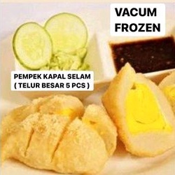 Pempek Telur Besar / Kapal Selam 5 Pcs Pempek Lala 26 Ilir Palembang