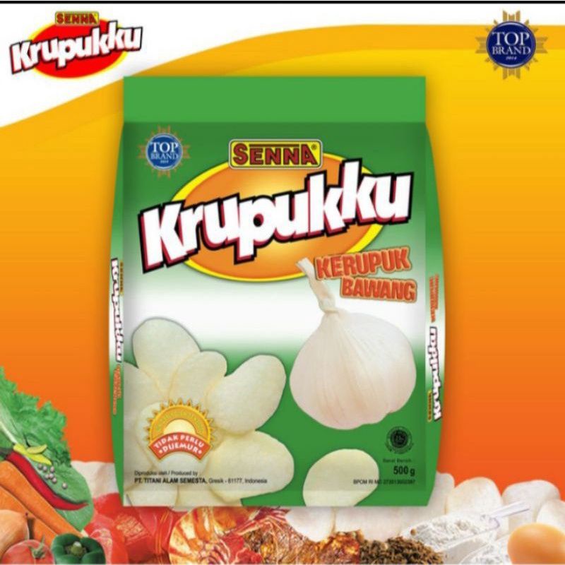 

SENNA KRUPUKKU KERUPUK BAWANG 500 GRAM