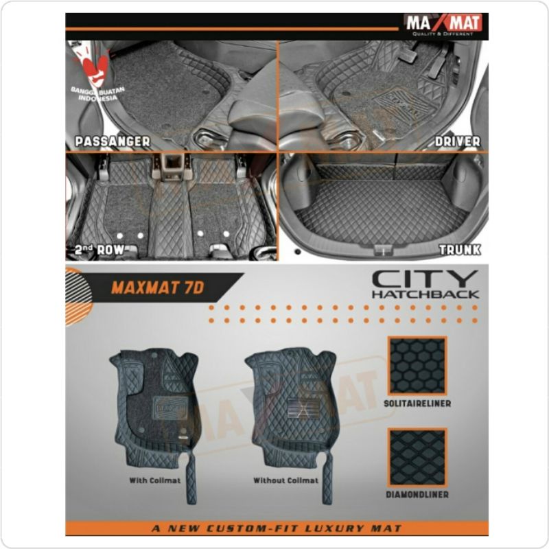 Karpet Mobil City Hatcback 2021 Up 7D + Coil Mate