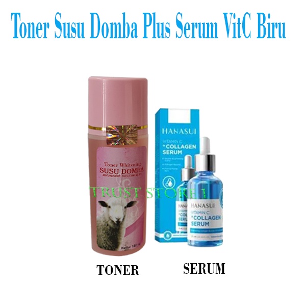 Toner Susu Domba 100ml Original CSD Toner Original Plus Serum VitC Biru Original