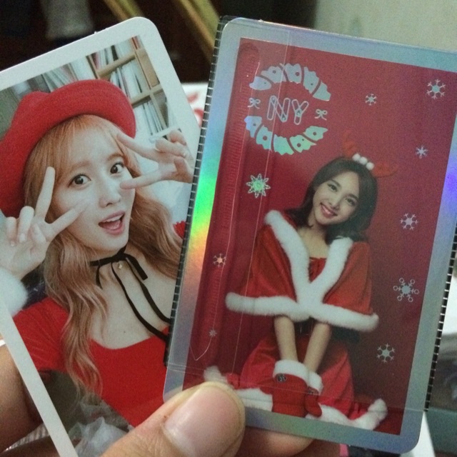 Twice Photocard from Twicecoaster Lane 1 Christmas