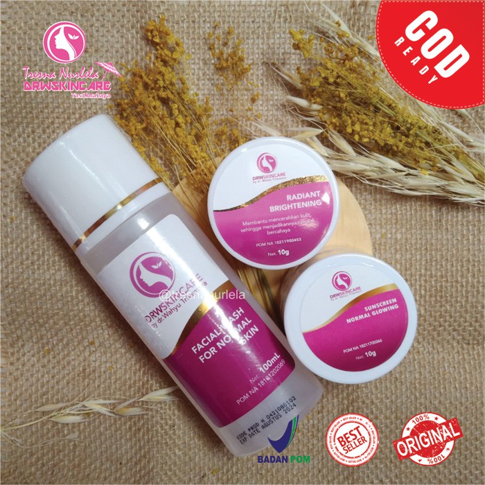 Paket Radiant Brightening Krim Penghilang Flek Hitam Obat Flek Hitam Terlaris Termurah COD Original 