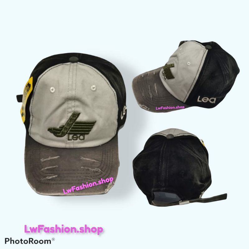 Hat part1 Topi lea Topi semi impor bordir model robek