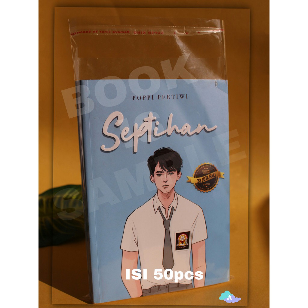 

Plastik OPP ll Plastik Komik/Novel per/50pcs