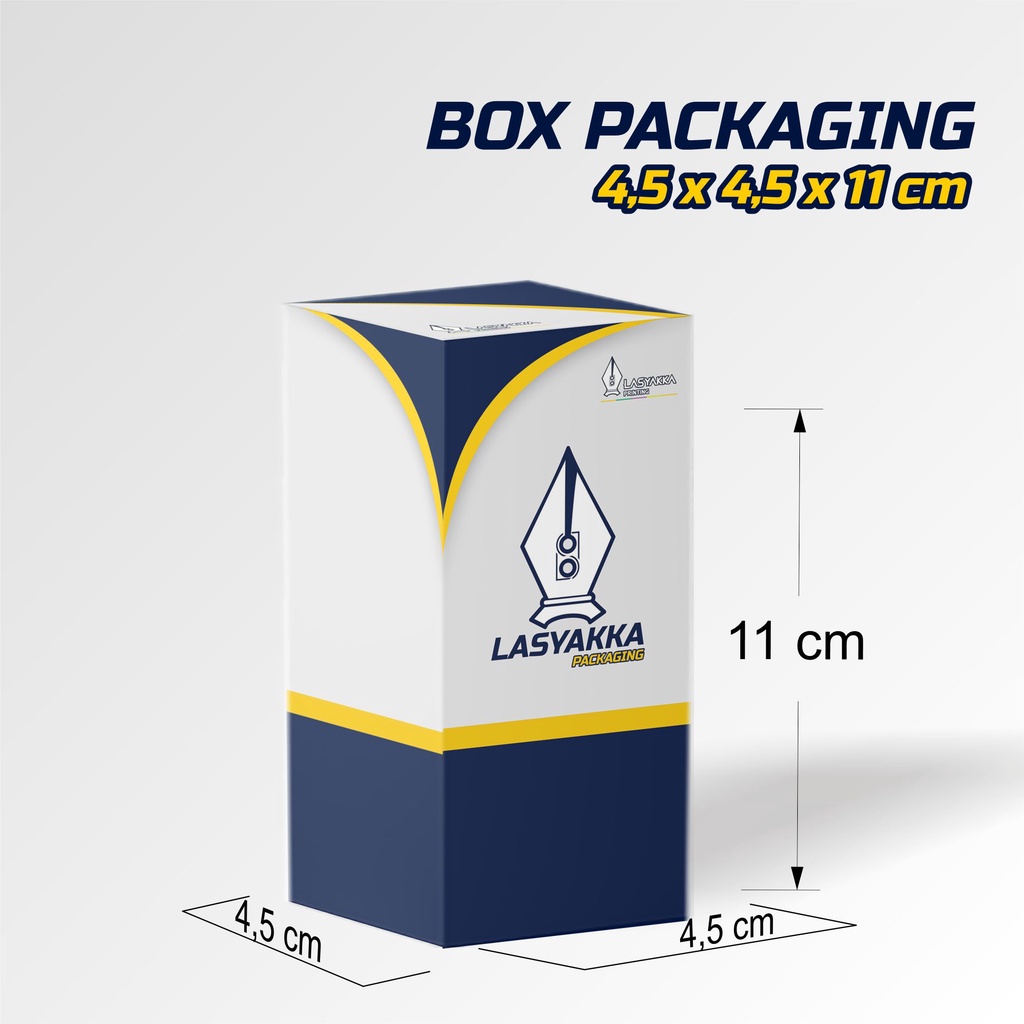 box packaging CUSTOM ukuran 4,5 x 4,5 x 11 cm / box packaging parfum / box packaging kosmetik / kota