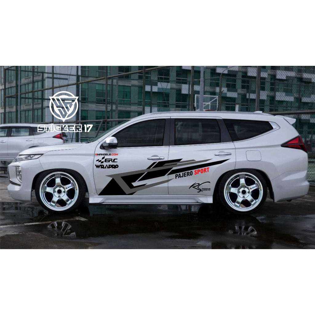 cuting stiker custom mobil PAJERO FORTUNER XPANDER DLL