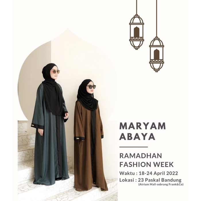 READY SIAP KIRIM MARYAM ABAYA ALARETA