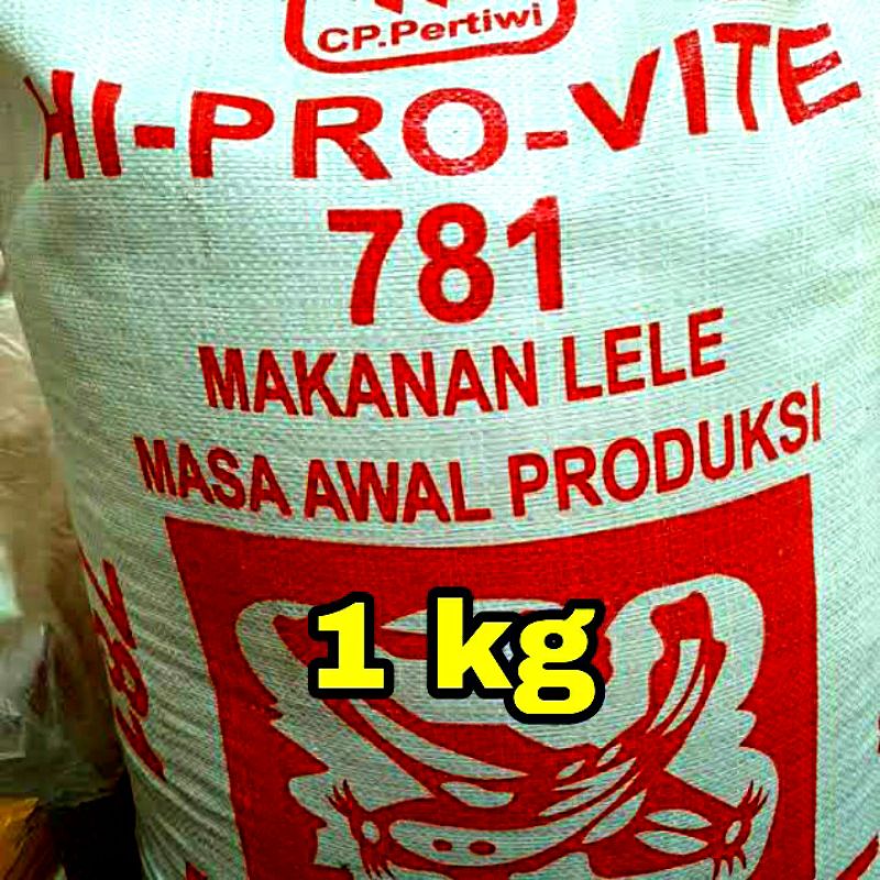 pelet ikan 781 pakan ikan 781 pelet lele pelet nila pelet gurame repack 1 kg