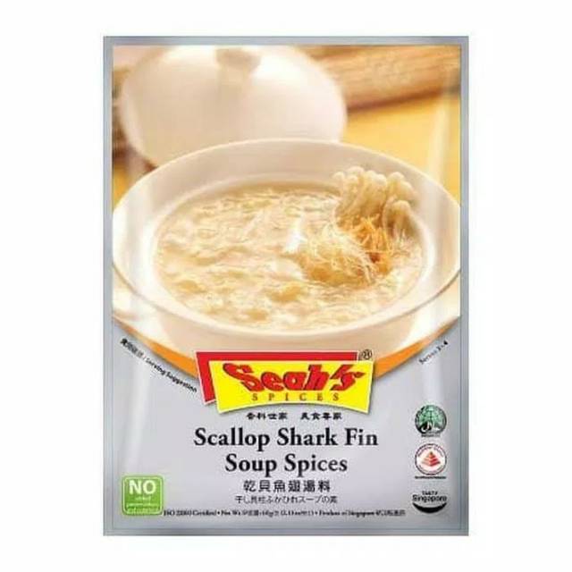 

seah scallop shark fin soup spices bumbu masak sup sirip ikan