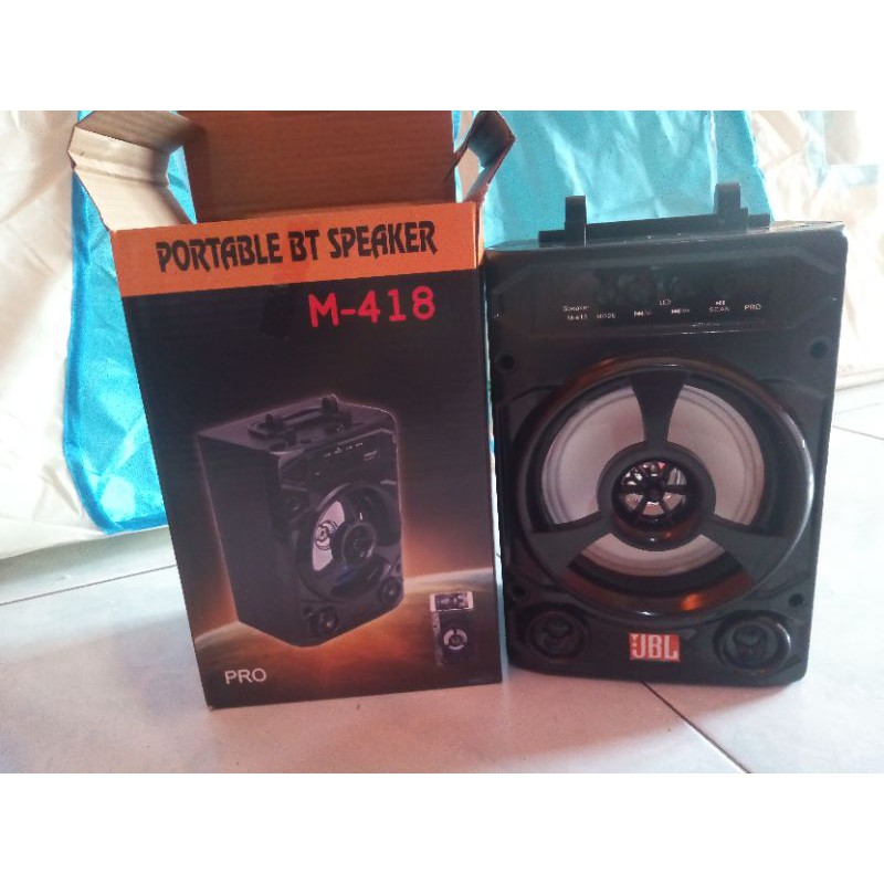 Speaker bluetooth music JBL tipe M-418/428 stereo bass