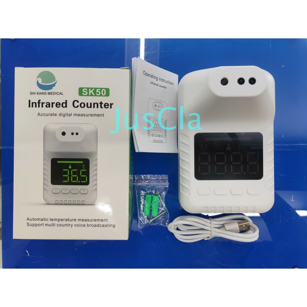 Automatic Thermometer Infrared Bebas Kontak (Touchless) SK-50