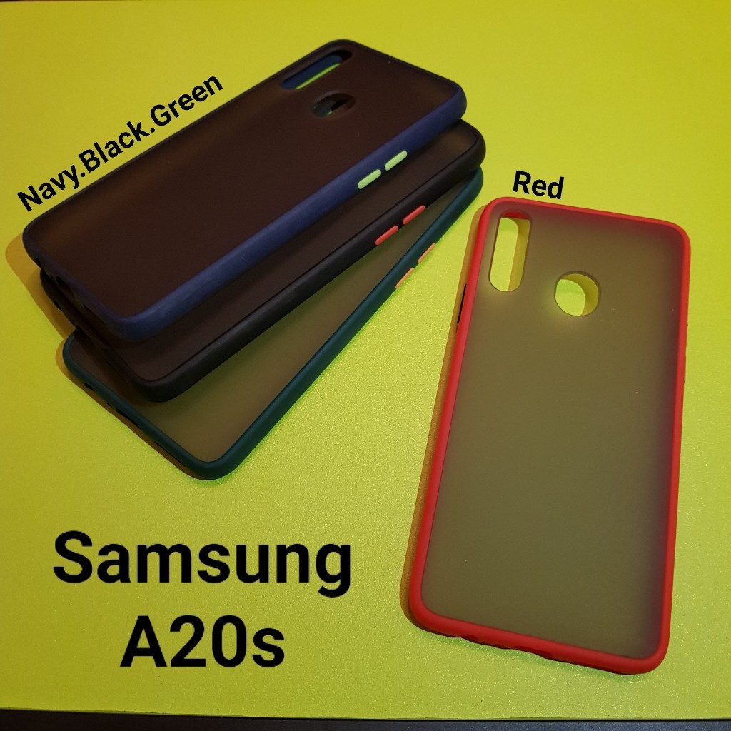 Bumper AERO CASE Samsung A20s A207F 6.5 Inchi Premium Hardcase My Choice List Warna Matte