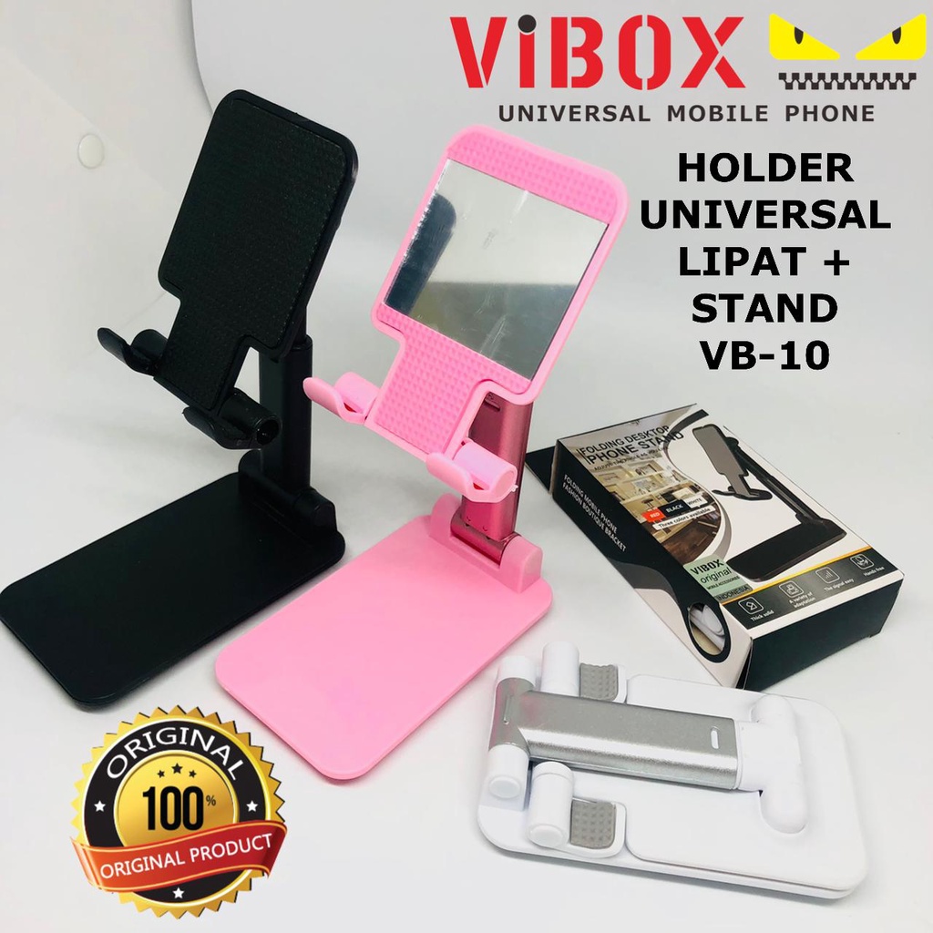 HOLDER PHONE STAND HD - 29 ORIGINAL Liftable Foldable Phone Holder Stand HP VIBOX VB10