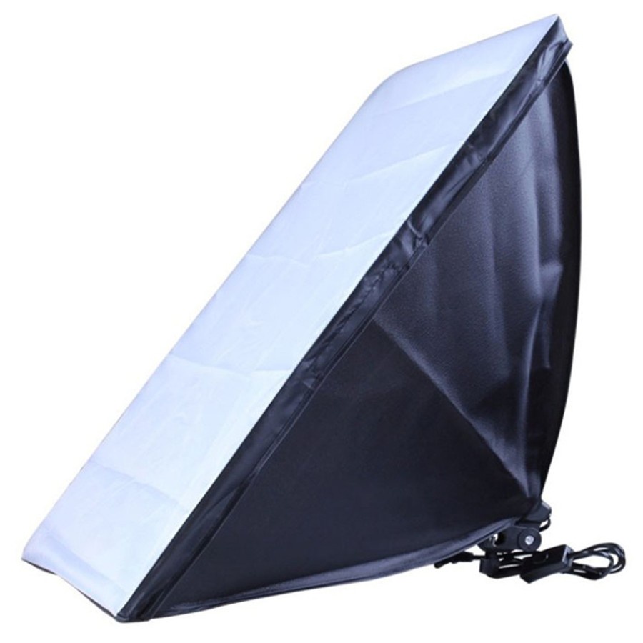 TaffSTUDIO Payung Softbox Reflektor 50x70cm E27 Single Socket CL-RT50 - Black