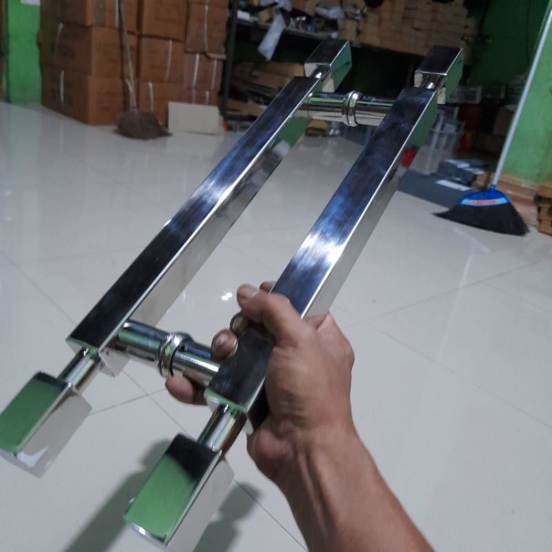 handle pintu baut tmbus gagang tarikan pintu mewah pull handle stainless model kotak susun pegangan pintu terbaru