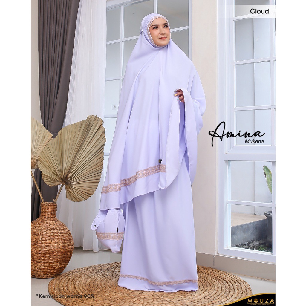 MUKENA DEWASA MUKENA AMINA CLOUD MUKENA MOUZA