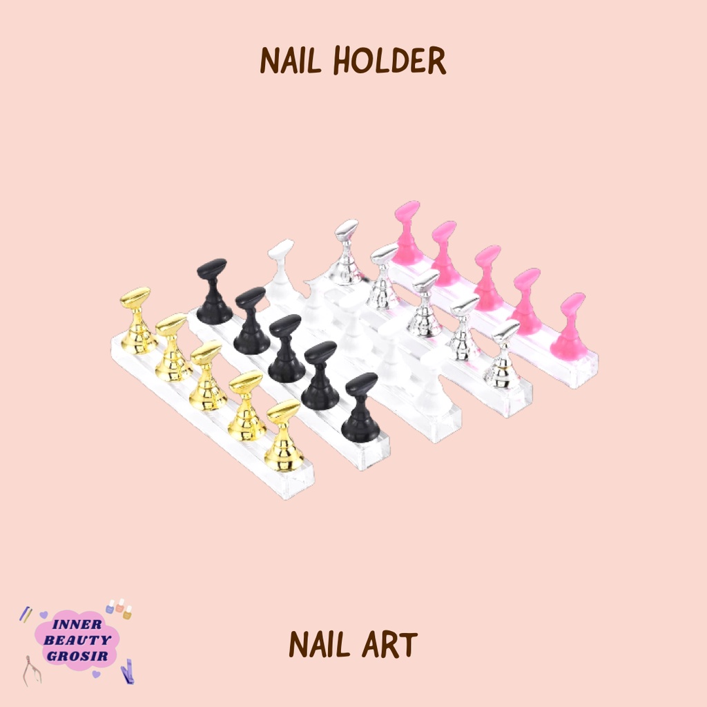 Nail Holder Stand Holder Kuku Palsu Magnetic