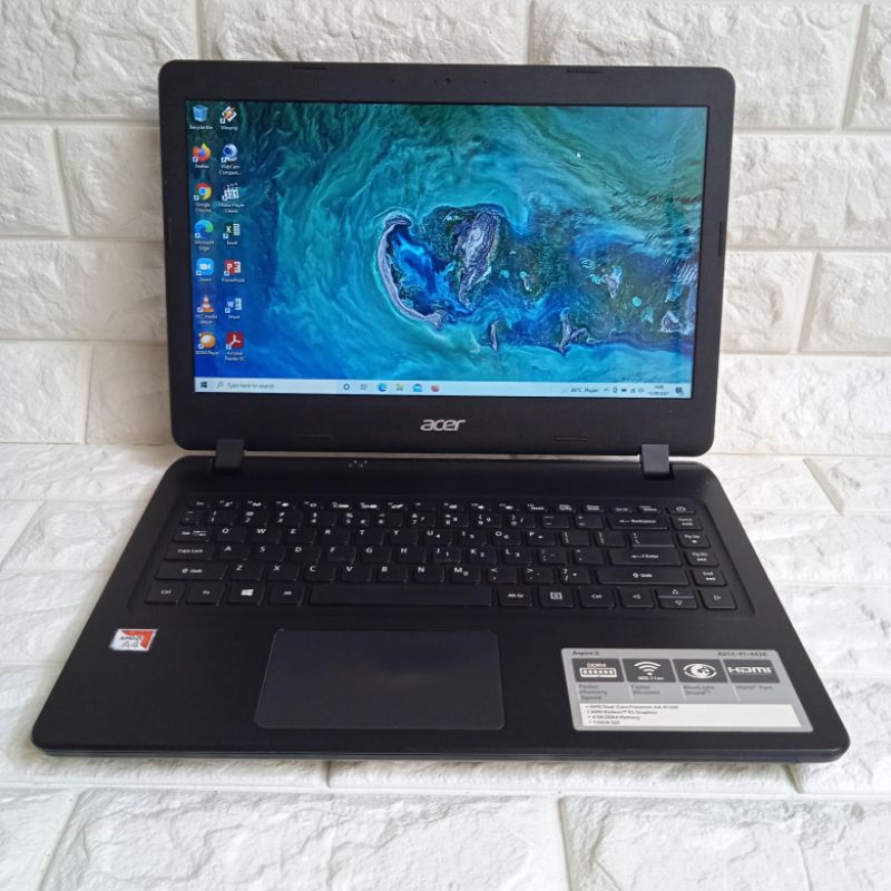 Acer Aspire 3 A314-41 AMD A4-9120e DDR4 ram 4GB SSD 128GB